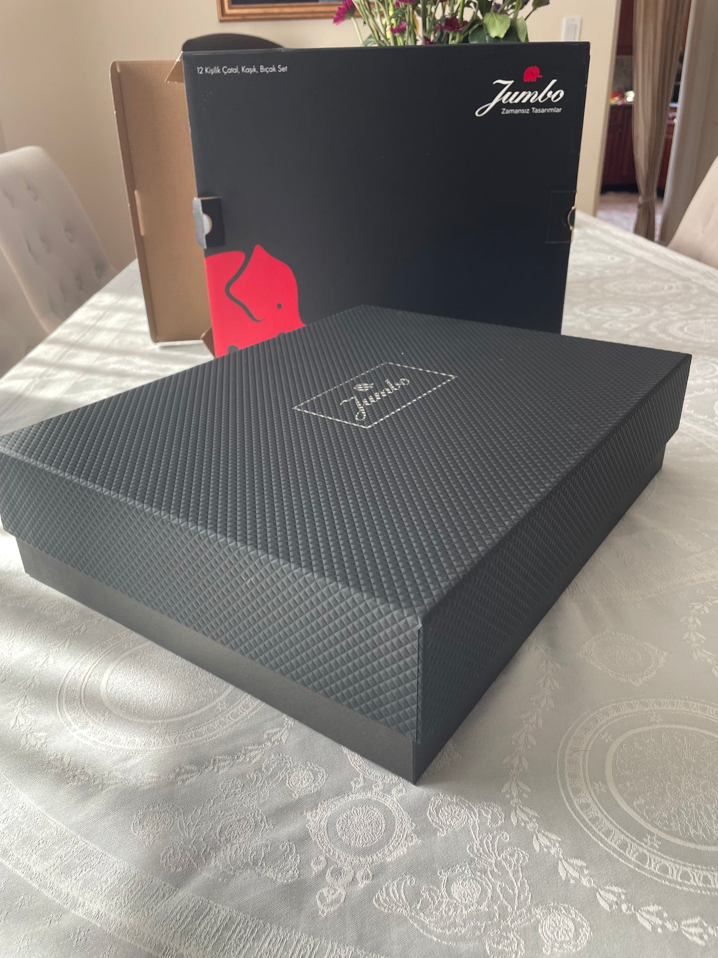 JUMBO FLATWARE SET - 9410 MODEL, STAINLESS STEEL 18/10, 84 PCS FOR 12 PERSON