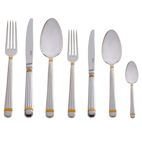 JUMBO 4200 GOLD FLATWARE SETS 84 PCS FOR 12 PERSON