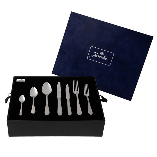 JUMBO 4100 STAINLESS STEEL FLATWARE SETS 84 PCS FOR 12 PERSON