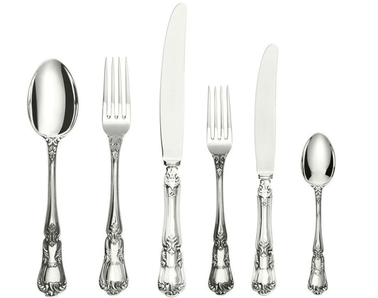 925 Sterling Silver 72 pcs flatware set for 12 person