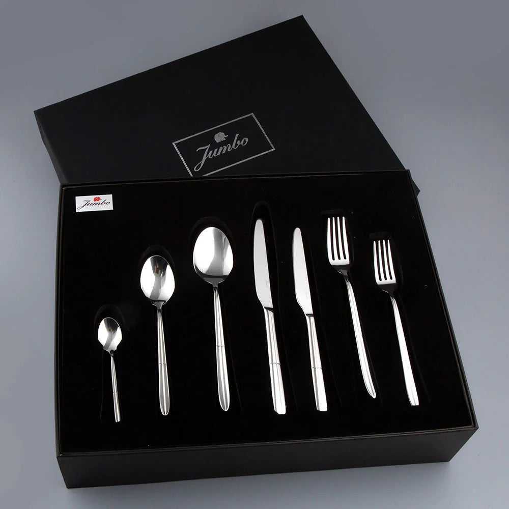 1001 STAINLESS STEEL FLATWARE SETS 84 PCS FOR 12 PERSON