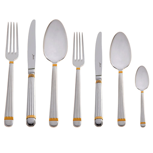 Jumbo 4200 Gold 12-Person 84-Piece Cutlery Set